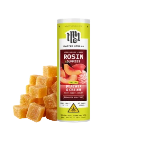 Modern Herb Co. Live Resin D9 THC Gummies: Strawberry Rhubarb (Sativa) - 20ct