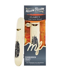Mellow Fellow Clarity Blend 2ml Live Resin Disposable Vape - Forbidden Fruit (Indica)