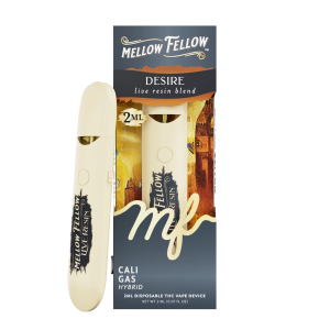 Mellow Fellow Desire Blend 2ml Live Resin Disposable Vape - Cali Gas (Hybrid)