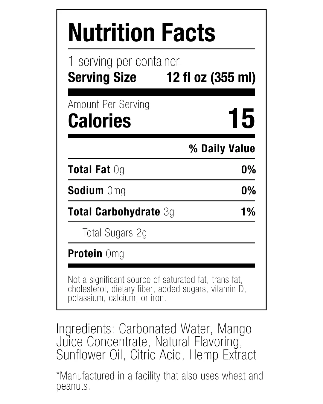 WYLD THC Sparkling Water 10 MG - Mango - 4 Pack - Image 2