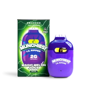 Munchies 2G LIL Ripper THCP Smacked Vape - Magic Melon Juice (Indica)